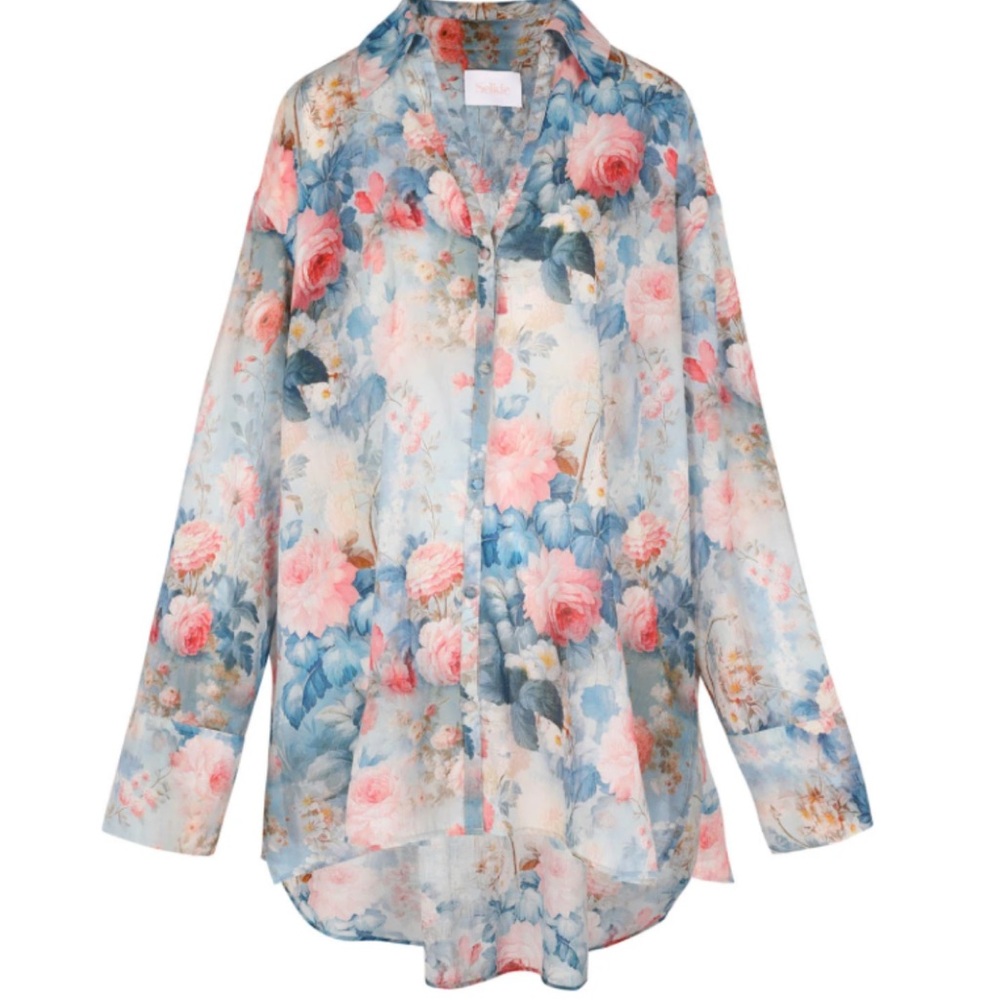 ISO Selkie Chateau Paper Beach Blouse